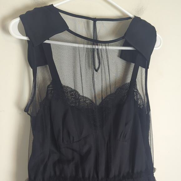 Rodarte Black Mini Dress - Picture 4 of 8